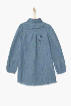 IKKS Blue Denim Girls Dress -Deals New Girls Wear Store 1 blue denim dress d