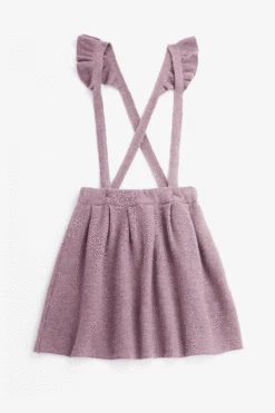 Tocoto Vintage Knit Skirt With Suspenders (Size 3 Left)