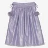 Velveteen Violet Midi Length Girls Skirt
