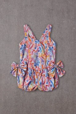 Nellystella Charlotte Playsuit - Oceanscape Blue Yonder -Deals New Girls Wear Store 1CHARLOTTEPLAYSUIT OCEANSCAPEBLUEYONDER FRONT