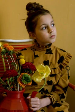 Beau Loves Wonderland Collar Girls Dress -Deals New Girls Wear Store 1Collardressc