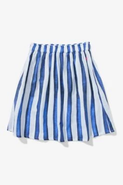 Munster Kids Blue Stripe Girls Skirt -Deals New Girls Wear Store 1 soul skirt b