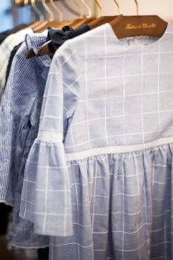 Tartine Et Chocolat Blue Riviera Girls Dress -Deals New Girls Wear Store 1bluecheckd