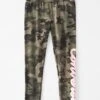 Converse Camo Girls Leggings - Shadow Green