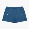 Velveteen Carmen Girls Short - Blue