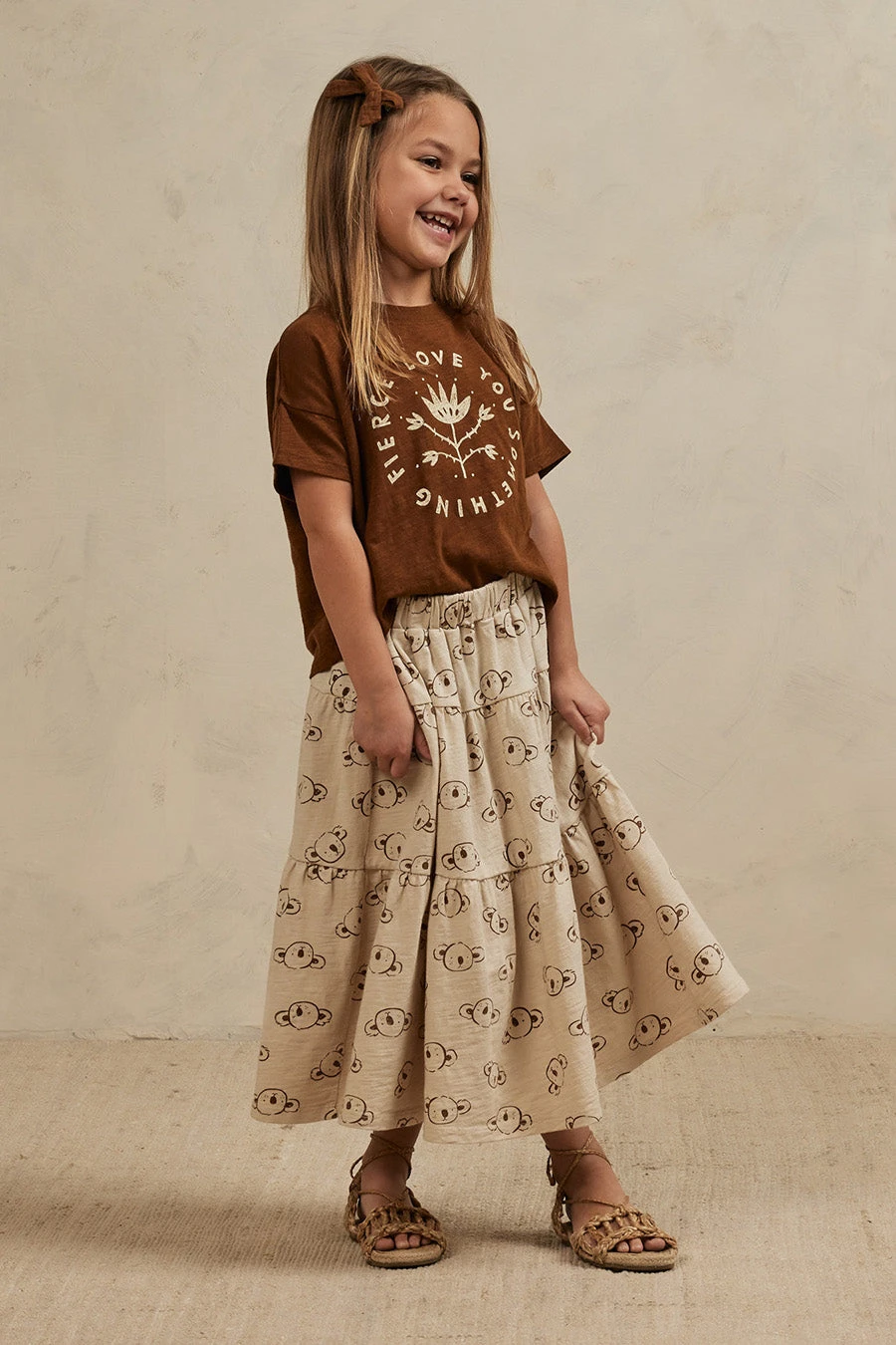 Girls Skirt Rylee + Cru Midi Koalas 1 Girls Skirt Rylee + Cru Midi Koalas