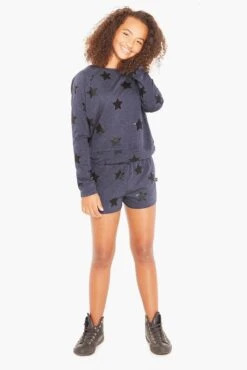 Terez Stars French Terry Girls Shorts