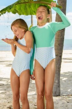 Snapper Rock Oceania Halter Girls Swimsuit