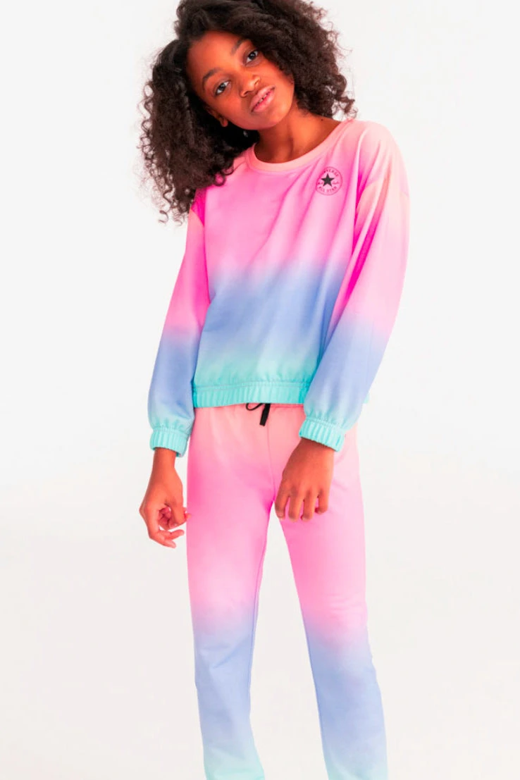 Converse Ombre Boxy Gym Cut Girls Shirt 4 Converse Ombre Boxy Gym Cut Girls Shirt - Image 4