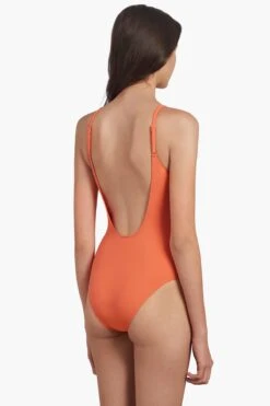 MISKA Paris Girls Swimsuit - Poppy Red -Deals New Girls Wear Store 1onepiecepoppyC
