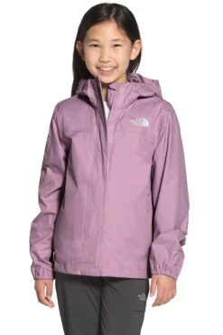 North Face Resolve Reflective Kids Rain Jacket - Lavender -Deals New Girls Wear Store 1puepleresolve