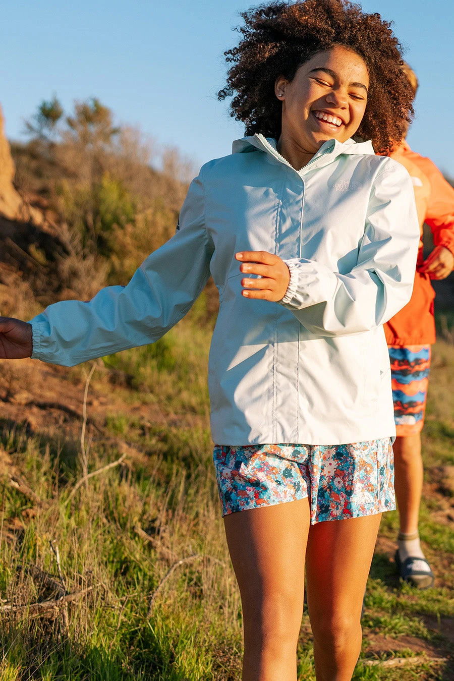 Girls Shorts North Face Sports Scuba Blue 2 Girls Shorts North Face Sports Scuba Blue - Image 2