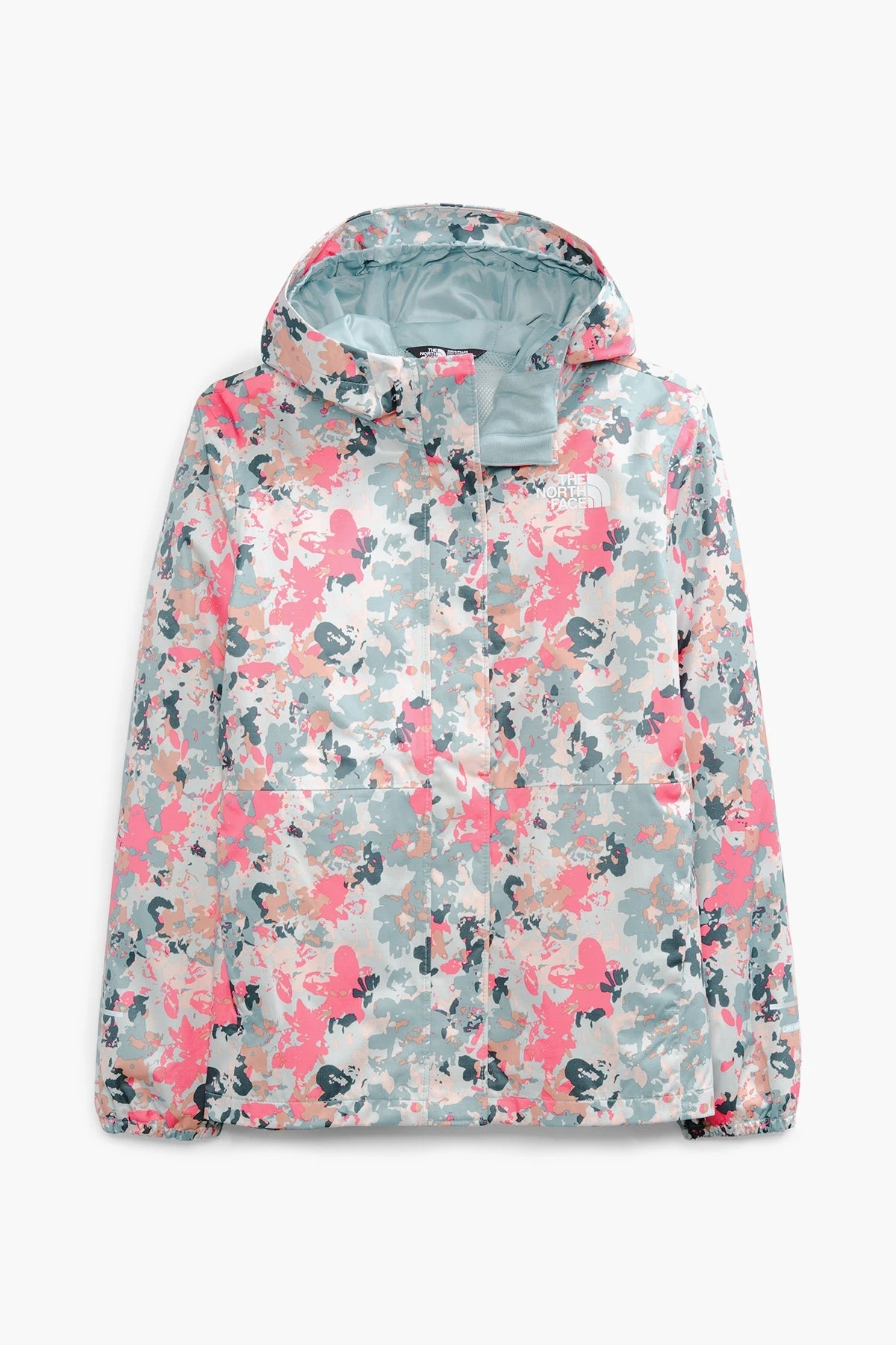 North Face Resolve Reflective Kids Rain Jacket - Tourmaline Floral Camo 5 North Face Resolve Reflective Kids Rain Jacket - Tourmaline Floral Camo - Image 5