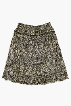Girls Skirt MarMar Copenhagen Leo Sylvia - Brown Leopard
