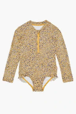 Seafolly Spirit Animal Girls Long Sleeve Surf Suit