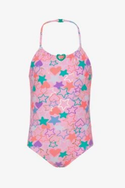 Sunuva Beaded Heart Girls Swimsuit (Size 3/4 Left)
