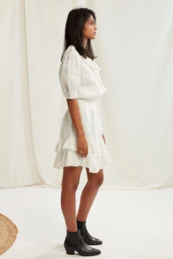 Les Coyotes De Paris Stevie Girls Dress -Deals New Girls Wear Store 1steview white c