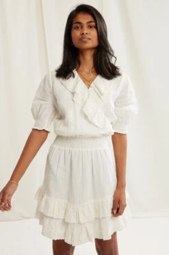 Les Coyotes De Paris Stevie Girls Dress -Deals New Girls Wear Store 1steview white d