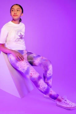 Converse Kids High Rise Leggings - Storm Pink -Deals New Girls Wear Store 1stormlega