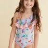 Velveteen Lydia Girls Swimsuit (Size 12 Left)