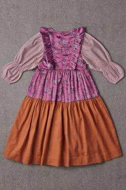 Nellystella Teniness Girls Dress - Floral Wreath (Size 2 Left) -Deals New Girls Wear Store 1tenflorala