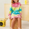 Girls Dress Hatley Rainbow Tie Dye