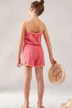 Girls Romper Roxy Glitter In The Air Sun Kissed Coral -Deals New Girls Wear Store ERGKD03225MJV0Alternate2