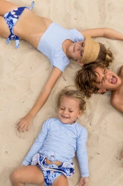 Snapper Rock Mango Tango Sustainable Crop Short Sleeve Rash Top Set -Deals New Girls Wear Store G18001 4