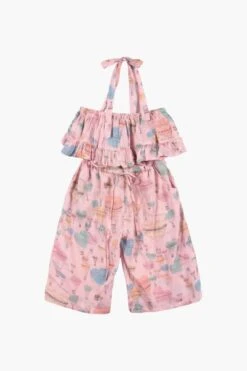 Paper Wings Heart Balloons Girls Romper -Deals New Girls Wear Store GS19 1200RK2 F enhanced