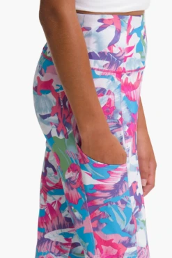 North Face Never Stop Girls Legging - Pink Camo (Size 14/16 Left) -Deals New Girls Wear Store NF0A7QK1 55J alt1copy