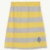 The Animals Observatory Stripes Kitten Girls Skirt - Grey Stripes
