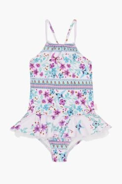 Seafolly Apron Girls Swimsuit (Size 3 Left) -Deals New Girls Wear Store apron girls swimsuit 3 multi