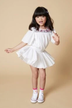 Velveteen Blair Girls Shorts Playsuit