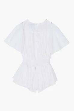 Velveteen Blair Girls Shorts Playsuit -Deals New Girls Wear Store blair girls shorts playsuit 3 white