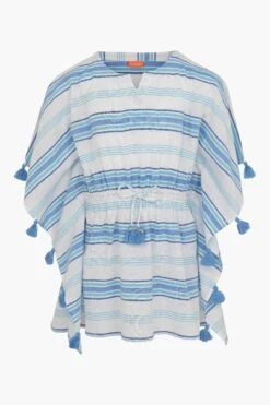Deals New Girls Wear Store -Deals New Girls Wear Store blue stripe girls kaftan 2 blue