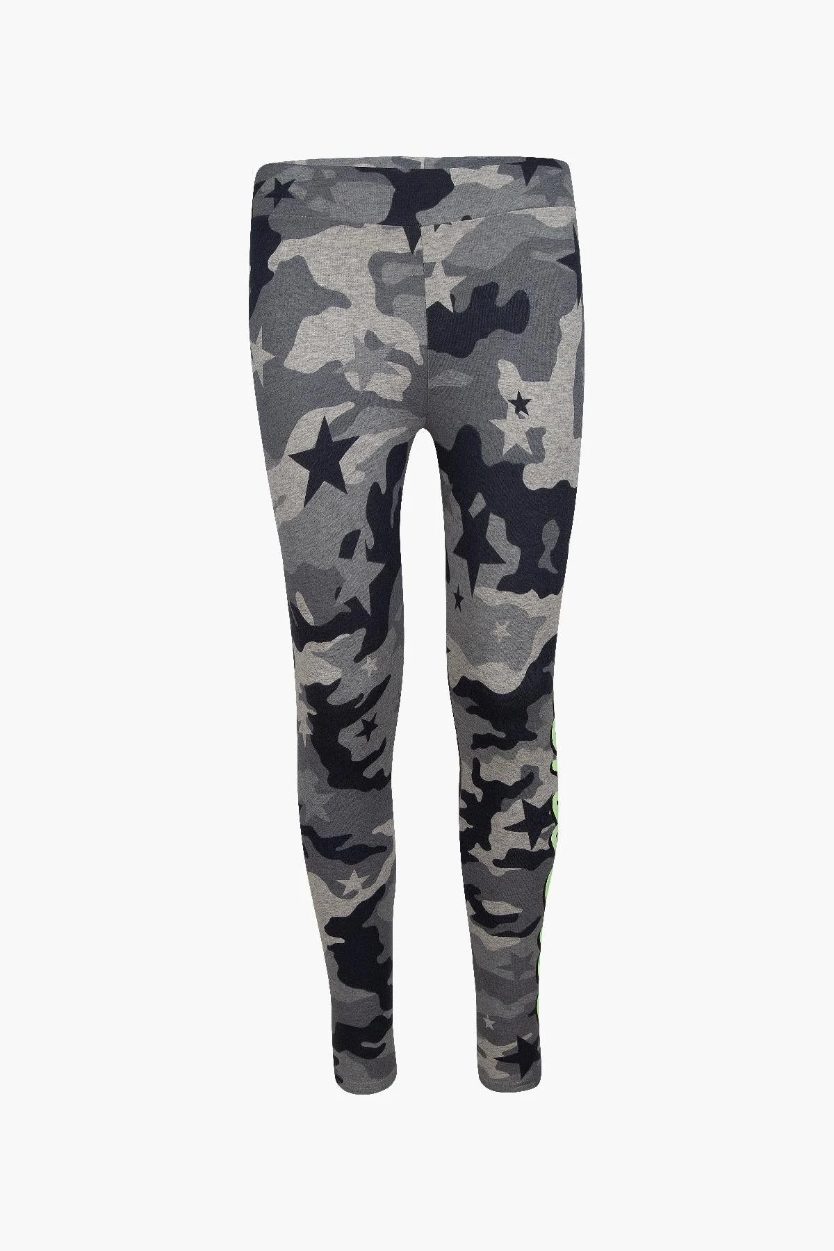 Converse Camo Girls Leggings - Dark Grey 2 Converse Camo Girls Leggings - Dark Grey - Image 2
