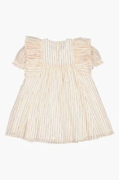 Girls Dress MarMar Copenhagen Dailyn Gold Stripes -Deals New Girls Wear Store dailyn gold stripes 7 gold stripes