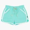 Feather 4 Arrow Daisy Girls Shorts - Aqua Sea (Size 2 Left)