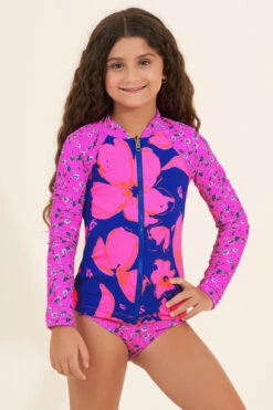 Girls Swimsuit Maaji Duo Floral Rashguard Set
