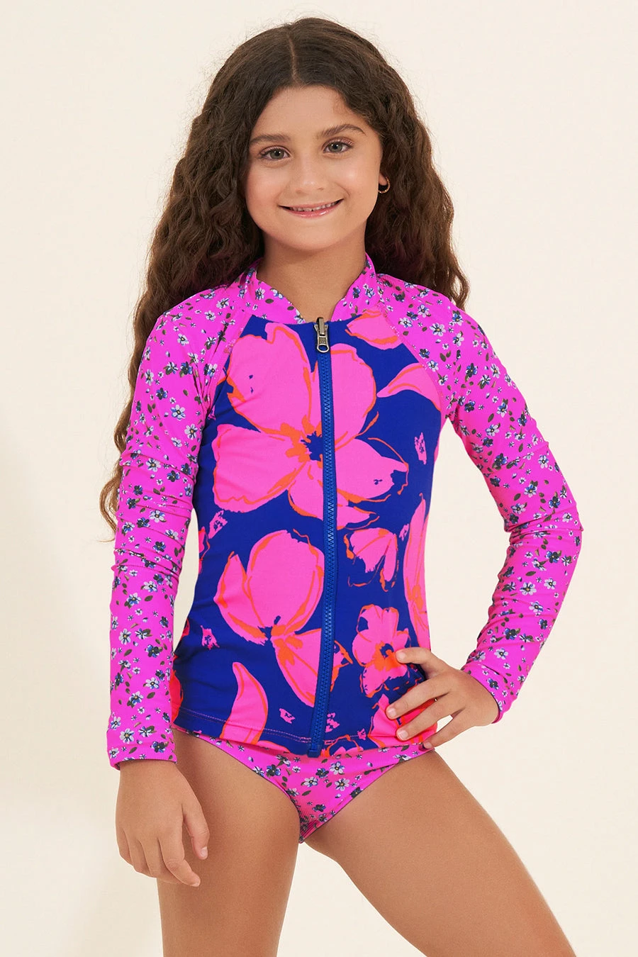 Girls Swimsuit Maaji Duo Floral Rashguard Set 1 Girls Swimsuit Maaji Duo Floral Rashguard Set
