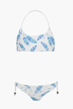 Sunuva Feathers Halter Girls Bikini (Size 14 Left)