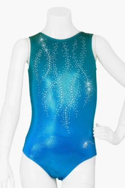 Destira Figure Eight Girls Leotard -Deals New Girls Wear Store figure eight girls leotard 2 aqua