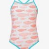 Tropical Fish Girls Swimsuit (Size 3 Left)
