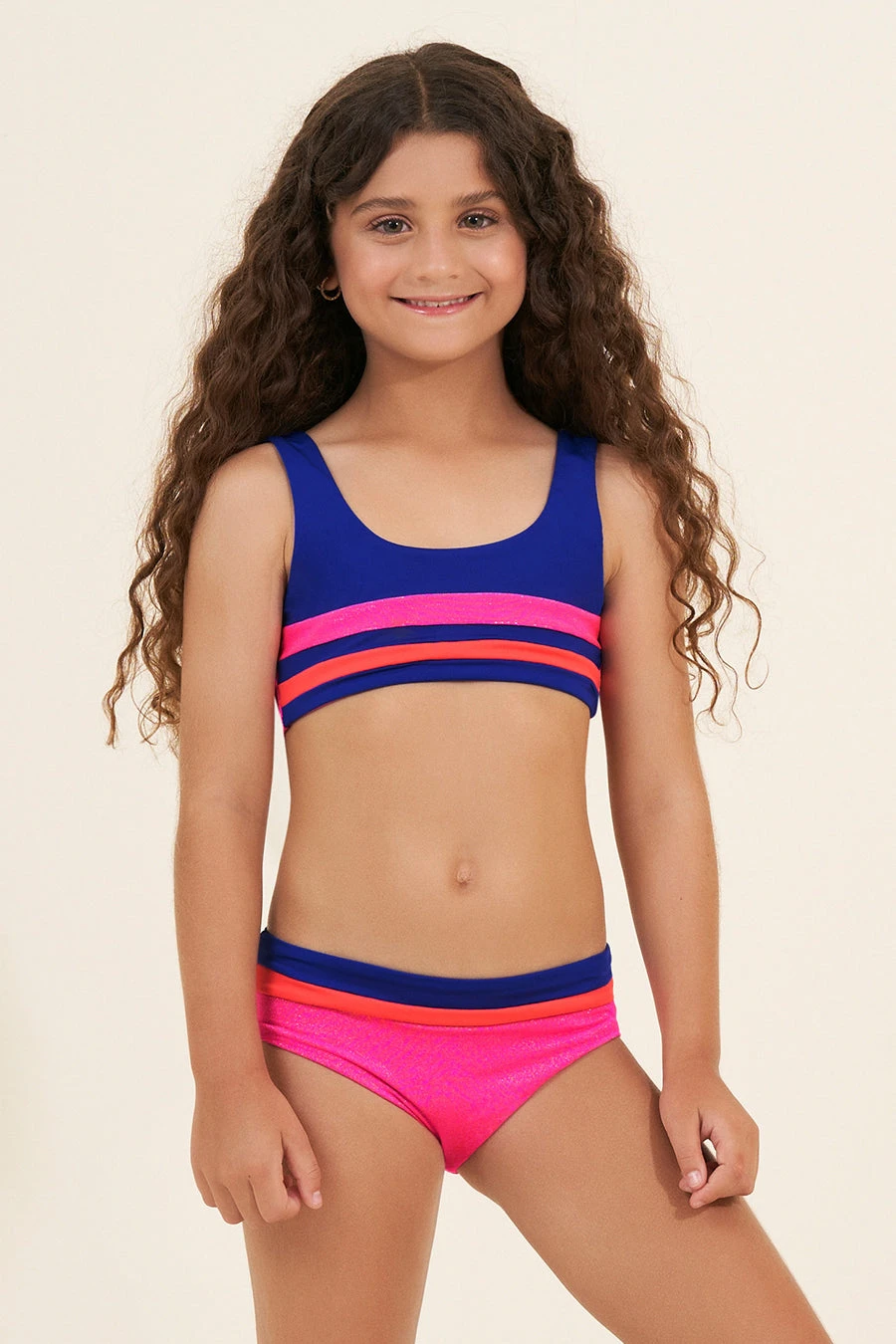Girls Swimsuit Maaji Fuchsia Iceland 3 Girls Swimsuit Maaji Fuchsia Iceland - Image 3