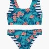 Girls Swimsuit Feather 4 Arrow Island Hopper Reversible(Size 4 Left)