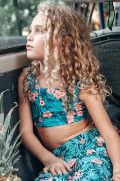 Girls Swimsuit Feather 4 Arrow Island Hopper Reversible(Size 4 Left) -Deals New Girls Wear Store island hopper reversible girls bikini 5 navy