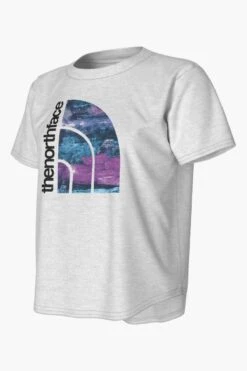 Girls T-shirt North Face Logo Grey Heather -Deals New Girls Wear Store logo grey heather 5 tnf light grey heather