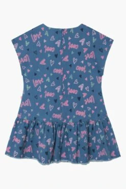 Girls Dress Billieblush Love -Deals New Girls Wear Store love 3 denim