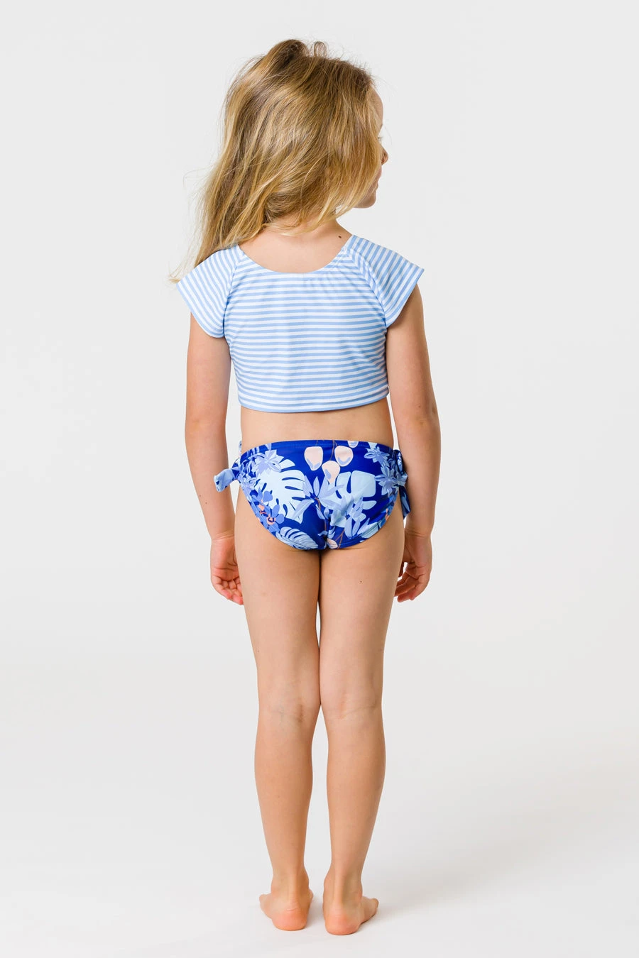 Snapper Rock Mango Tango Sustainable Crop Short Sleeve Rash Top Set - Image 6