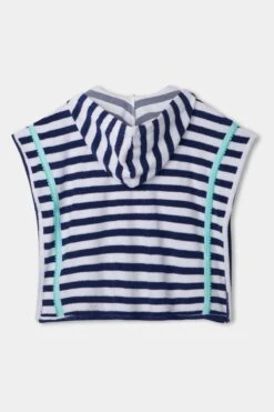Kids Cover-Up Hatley Navy Stripes -Deals New Girls Wear Store navy stripes hooded terry cover up 1 white